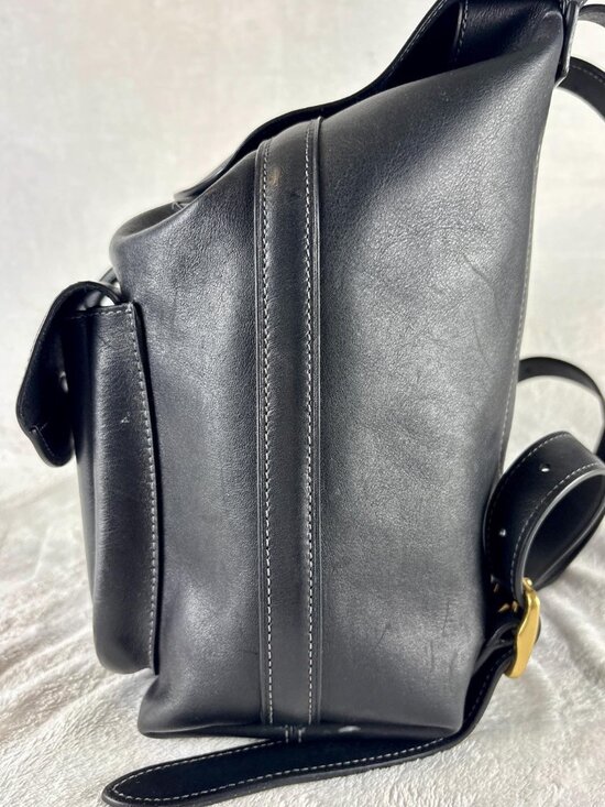 Coach Crosby Backpack in Black Natural Grain Leather main image 4